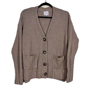 Gypsy Cloud Cardigan Sweater Size M Chunky Oversized Boho Cottagecore Farmhouse